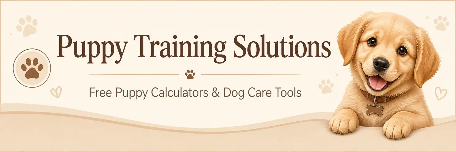 Puppy Training Solutions free puppy calculators and dog care tools